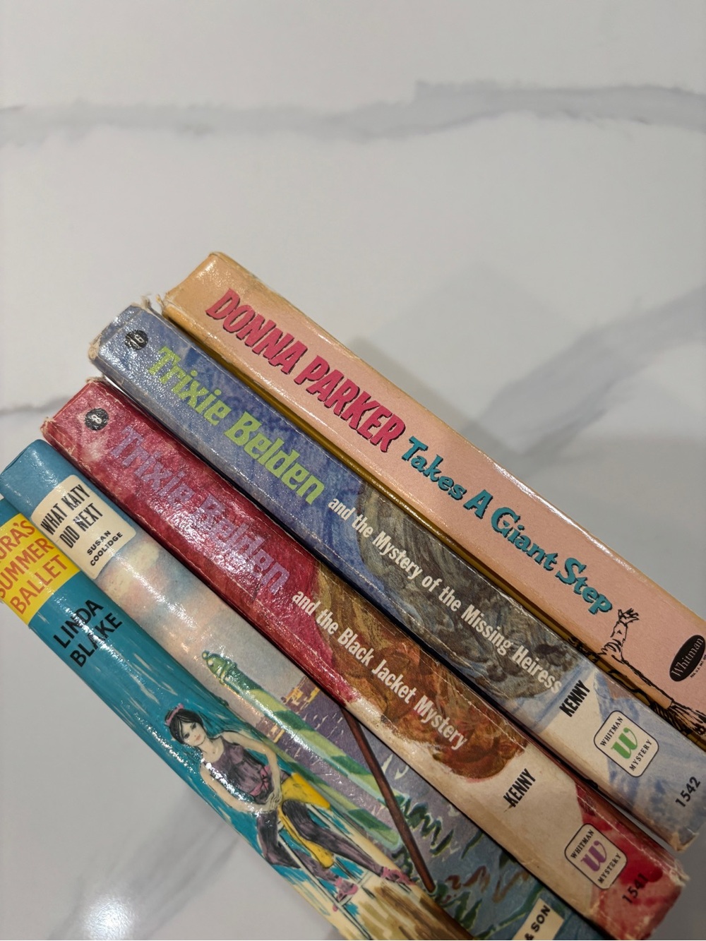 Vintage Books Bundle Of 5 Hardcover Classic, Trixie Belden, Susan Coolidge +